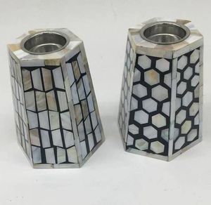 Nouvelle tendance conception personnalisée encens Bakhoor brûleur bois résine support mère perle métal thé léger parfumé caractéristiques religieux - Product Image 6