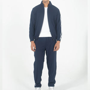 Conjunto Deportivo de 2 Piezas para Hombre, Chaqueta Cortavientos de Nailon, Ligero, Informal, para Correr, con Cremallera Completa y Franjas Laterales - Product Image 4