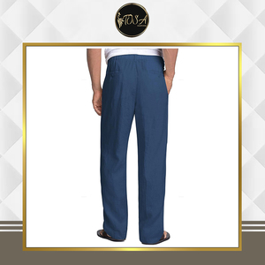 กางเกงผ้าลินินลำลองทรงปกติ คุณภาพพรีเมียม น้ำหนักเบา ขายดี ใส่สบาย สำหรับผู้ชาย ราคาขายส่ง - Product Image 2