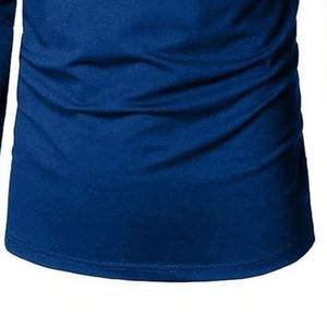 Camisa de Hombre de Alta Calidad Hecha 100% de Algodón, Talla Personalizada, Transpirable, Ecológica, Cuello Alto, 220g, Precio al por Mayor, Talla Adulto - Product Image 5