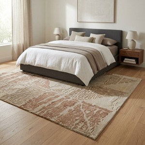 Durable Hand Tufted Wool Floor <b>Rug</b> With Elegant <b>Traditional</b> And Modern Patterns For Indoor Home Decoration And Styling - Product Image 6