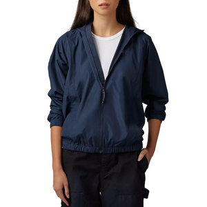 OEM ODM Service Women's Casual Satin Polyester <b>Waterproof</b> Women Windbreaker Running Zipper Nylon <b>Jackets</b> - Product Image 1