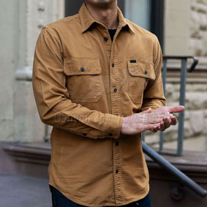 Camiseta de Franela Tejida Sólida Fabricada en Pakistán, Duradera, Corte Regular, Ecológica y Transpirable para Otoño e Invierno, Venta al Por Mayor - Product Image 6