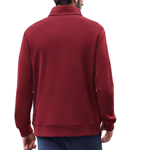 Sudaderas de Alta Calidad con Cierre de Cremallera de un Cuarto para Hombre, Transpirables, de Corte Holgado, Básicas, de Mezcla de Algodón, a Bajo Precio - Product Image 2