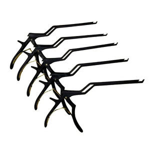 Ensemble d'instruments chirurgicaux pour la colonne vertébrale Kerrison Bayonet Rongeur, 6 pièces en acier inoxydable, manuel, certifié MOL, morsure 16 mm, orthopédique 45° - Product Image 2