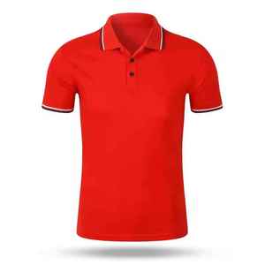 Camiseta Casual de Jersey Sólido de Alta Calidad para Hombre, Corte Ajustado, con Logotipo Personalizado en la Parte Delantera, Manga Corta, Poliéster y Algodón, Secado Rápido, Tipo Polo - Product Image 3