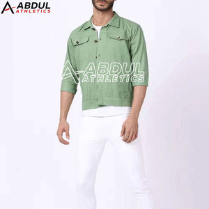 Veste d'hiver en jean style urbain pour homme, design intérieur isolé, look tendance, idéale pour un usage quotidien en hiver - Product Image 5