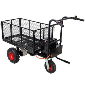 Carrello Elettrico da Giardino 48V DC 1200W, Capacità di Carico 1320 Libbre, Carrello Utilitario in Metallo a Trazione Manuale - Product Image 5