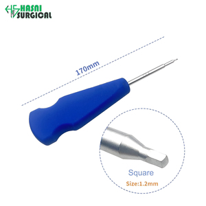 Destornillador ortopédico de cabeza hexagonal de acero inoxidable de 1.2 mm, grado quirúrgico - Product Image 1