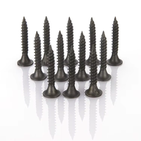 Vis à cloison sèche personnalisable à tête trompette en acier au carbone phosphaté noir, pour la construction et la décoration de plaques de plâtre – Approvisionnement direct usine