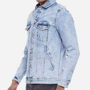 Chaqueta de Mezclilla para Hombre, Corte Ajustado, Fabricación Profesional, para Invierno, Uso Casual y al Aire Libre, Personalizable - Product Image 3