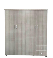 Armoire à tiroirs en plastique Verrouillage Chambre à coucher Suspendus Vêtements simples Armoires en plastique avec poignées d'étagère de porte pour bébé dames