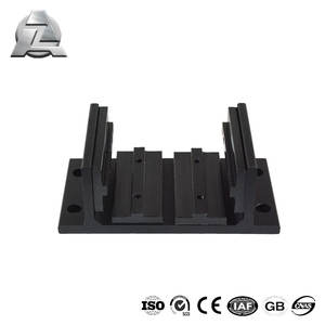 Roulement linéaire en alliage d'aluminium court à double bride prêt à l'emploi avec trou de frein, entretoises, vis et cales - Product Image 3