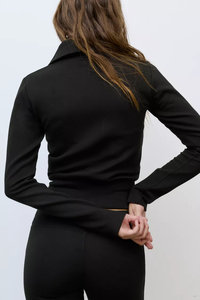 Men's Fitted High Neck Hoodie with <b>Zip</b> <b>Fastening</b> Long Sleeves 100% Cotton Fleece Breathable & Eco-Friendly High Quality - Product Image 3