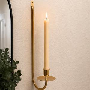 Iron Wall Mounted <b>Candle</b> <b>Holder</b> Fancy Shape Home Decoration Durable - Product Image 1