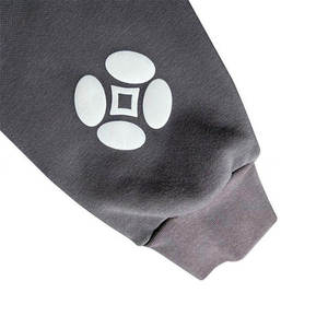 เสื้อฮู้ดไหมพรมแบบยูนิเซ็กซ์ พิมพ์ลายนูน 3 มิติ ผ้าฝ้าย 100% ไซส์ใหญ่ สำหรับฤดูหนาว ดีไซน์บุซับในสำหรับผู้ชาย พิมพ์โลโก้ด้วยโฟม - Product Image 2