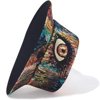 Sombreros de Pescador de Diseño Personalizados de Lujo con Estampado de Anime, Sombrero de Cubo con Gráficos de Dibujos Animados y Etiqueta de Marca Privada