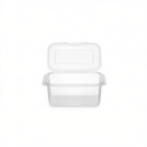 Reusable 750CC Disposable Plastic Rectangular Flip Top Food <b>Storage</b> <b>Container</b> <b>Stackable</b> Design-1503R Envase Tapabisag Rectang - Product Image 3