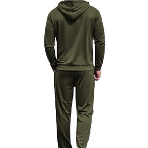 Streetwear Fleece Cotton Tracksuit Distressed <b>Jogger</b> Set Custom Heavyweight tracksuit for man, 100% cotton - Product Image 2