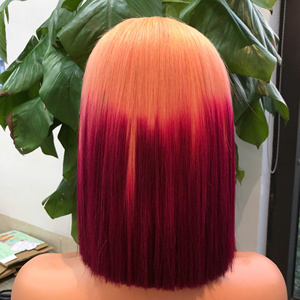 Vente en gros d'extensions de tissage de cheveux vietnamiens 100% Super qualité Double extrémités dessinées Grand prix pour les cheveux raides ombrés rose - Product Image 3