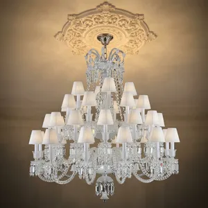 Crystal Chandelier <b>Ceiling</b> Mount Traditional Style Indoor Home Decor <b>Lighting</b> Fixture for Living Room - Product Image 1