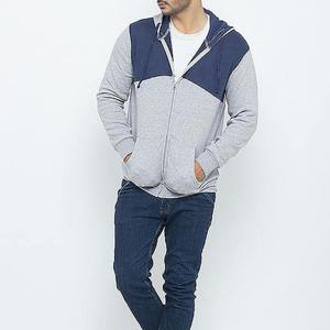 Hooded Zipper <b>Thin</b> Solid Autumn 100% Polyester Unisex Knitted Anti-shrink Regular Fit Plain Dyed Pullover Gentle <b>Hoodie</b> - Product Image 2