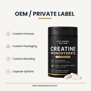 Cápsulas de Monohidrato de Creatina Micronizada de Marca Privada, Fabricante por Contrato - Product Image 2
