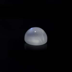 Natural Blue Moonstone 6.9 Carat Faceted Rondelle Loose Gemstone for Fine Jewelry - Product Image 3