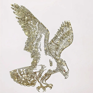 Casual Custom <b>Rhinestone</b> T-Shirt Quick Cool Cotton <b>Top</b> with Short Sleeves for Summer 100% Cotton - Product Image 2