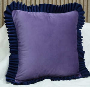 Premium Velvet Ruffle Cushion Cover Soft Decorative <b>Throw</b> <b>Pillow</b> Case for Living Room Sofa Wholesale Hot Selling Supplier - Product Image 1