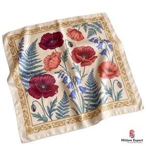 Fabricant d'écharpes imprimées et de bandanas en tissu léger, fabrication de textiles sur mesure OEM/ODM, tissu personnalisé Bali - Product Image 1