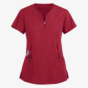 Tenues d'infirmières extensibles et respirantes pour femmes, en polyester et élasthanne, pour hôpitaux et cliniques - Product Image 3