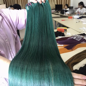 Extensiones de cabello humano liso de hueso suave versátil libre de enredos de aspecto Natural de gran tamaño Cabelo Humano Genius Weft Bundles - Product Image 1