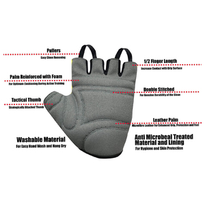 High Quality Fitness Gloves Weight Lifting Gym Training Breathable Workout Fitness for Men and Women Fitness Gloves - Product Image 4