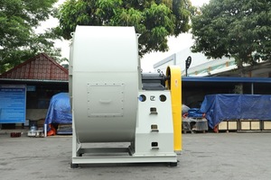 Ventilateur centrifuge OBM CEP-1-16I pour l'extraction de fumée dans les couloirs, avec entraînement par courroie AC en acier au carbone SS400, fabriqué au Vietnam - Product Image 2
