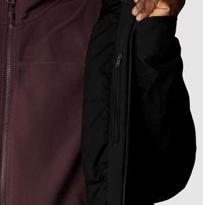 Chaqueta de esquí para hombre, corte ajustado, cortavientos, para montaña, invierno, cálida, para nieve, con capucha, impermeable, para lluvia, con cremallera suave para adultos - Product Image 5