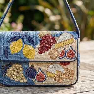 Luxury Trendy Beaded Staud Boho Evening Clutch Shoulder Bag Embroidery Handmade Professional Portable Customized Lightweight - Product Image 4