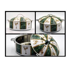 Cacerola de acero inoxidable de gran capacidad con tapa, ideal para servir múltiples porciones en fiestas y eventos - Product Image 2