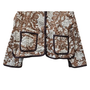 100% Cotton <b>Quilted</b> Gudri Women Vintage Style Reversible Eco-Friendly Floral <b>Pattern</b> Lightweight Comfortable Durable <b>Jacket</b> - Product Image 5