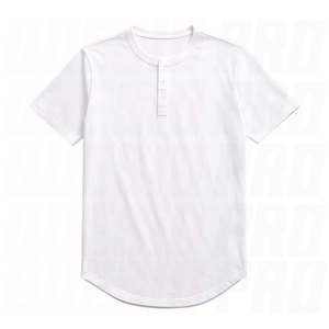 เสื้อยืดเฮนลีย์แขนสั้นผู้ชาย สีขาว ผ้าฝ้ายออร์แกนิค 100% คุณภาพพรีเมียม ระบายอากาศได้ดี ทรงปกติ ผ้าไม่หดตัว ได้รับการรับรอง - Product Image 1