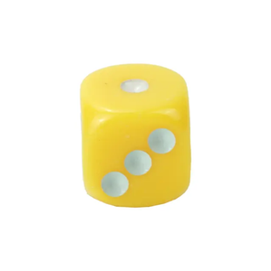 Nouveau design, dés à points multicolores, dés en résine de 16 mm, couleurs personnalisées, jeu de dés D6, jeu de société - Product Image 1