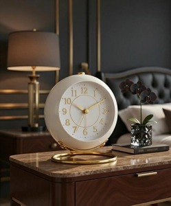 Small Size Beautiful Table Clock For <b>Study</b> Table Bedroom Side Table And Workspace <b>Desk</b> Accessory Wholesale From India - Product Image 5