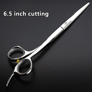 Logo personnalisé 6.5 pouces ciseaux de coiffeur en acier inoxydable pour la coupe de cheveux outil de beauté pour gaucher-droitier - Product Image 4