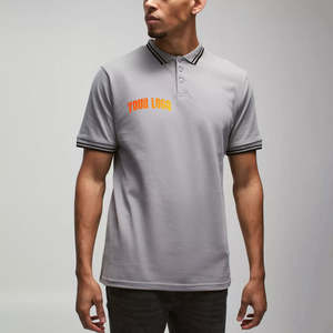 Camiseta Polo para Hombre, Nueva, Personalizada, Transpirable, de Algodón, de Alta Calidad, de Color Sólido, a Precio Económico - Product Image 1