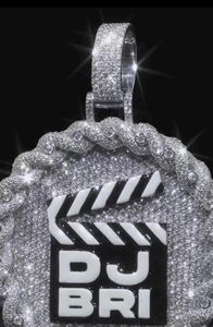 Colgante de Letra para Hombre de Alta Calidad con Moissanita VVS1 y Cadena Personalizada que Brilla en la Oscuridad, Amuleto Fino de Hip Hop, Joyería de Plata 925, Regalo - Product Image 3