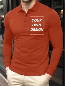 Camisas OPTI-Dri de Manga Larga para Hombre, de Algodón Tejido, Color Sólido, Transpirables, Diseño Casual, Estampado Frontal, Corte Regular - Product Image 3