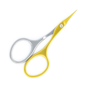 Ciseaux de manucure professionnels en acier inoxydable incurvés et affûtés pour l'élimination des poils du visage et le soin des cuticules des ongles, vente en gros 2026 - Product Image 4