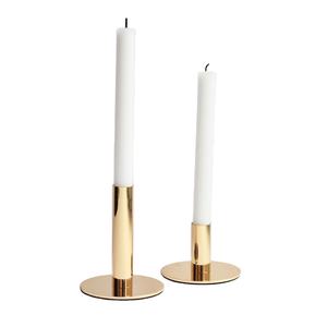 ชุด2เทียนงานแต่งงานและตกแต่งบ้านโลหะรอบแท่งโลหะเสา - Product Image 1