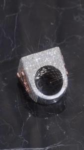 Custom Championship <b>Rings</b> for Men 925 Sterling <b>Silver</b> Lab Grown Diamond Iced Out Hip Hop <b>Ring</b> VVS Diamond <b>Statement</b> Jewelry Gift - Product Image 4
