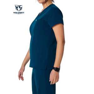 Ensemble de tenues d'infirmières 2025 à séchage rapide et confortables pour femmes, en tissu tissé, pour hôpitaux dentaires - Product Image 1